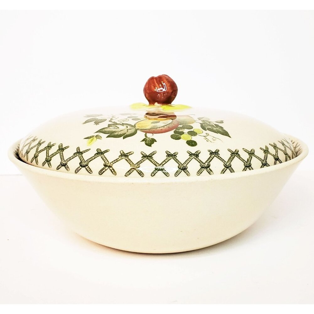 Johnson Brothers Staffordshire Covered Vegetable Dish/Bowl w/ Lid Arbor 9.5"